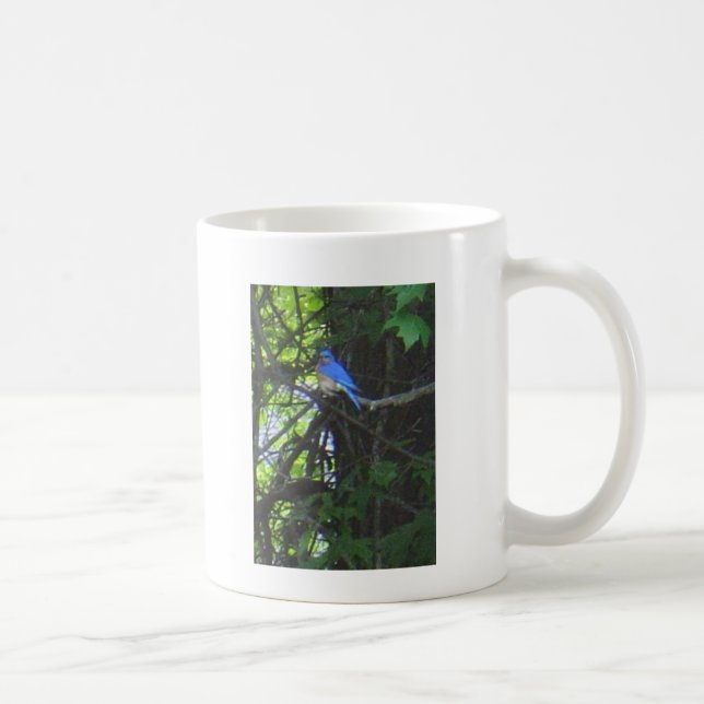 Drossel-Foto-Tasse 2 Kaffeetasse (Rechts)