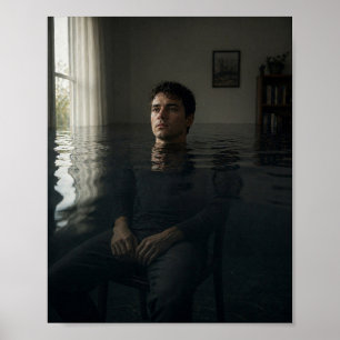 Drowning in Silence Lui Affiche