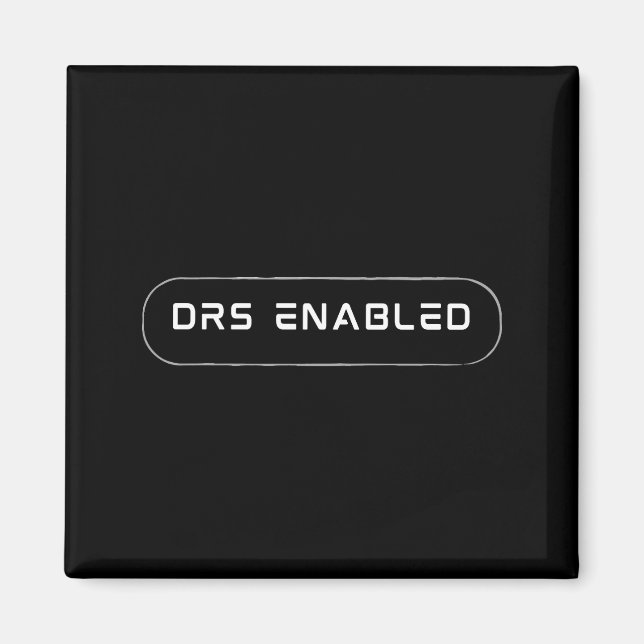 DRS aktiviert, Formel 1 Fans, f1 Racing Sport Magnet (Vorne)