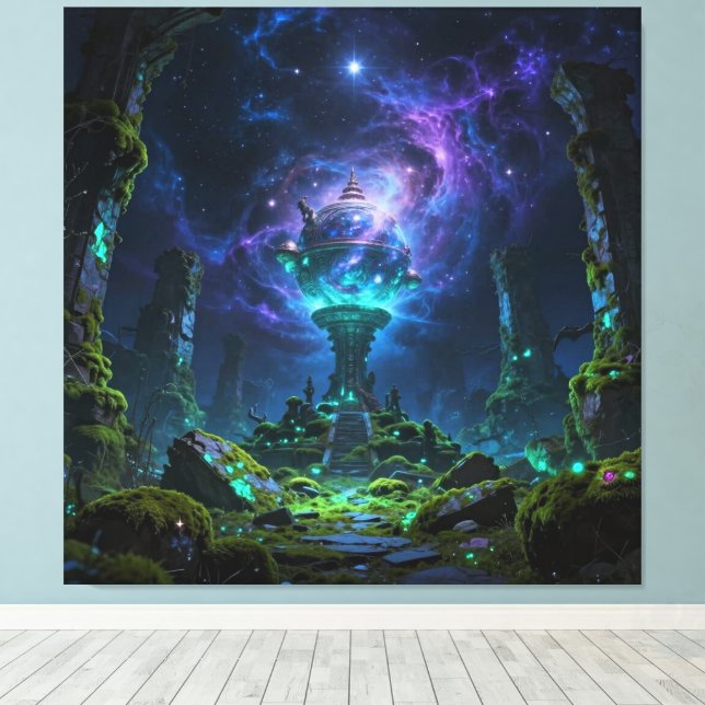 Druck auf Keilleinwand Leinwanddruck (Insitu (Holzboden))