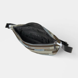 Druck Ausschneiden Beutel Mosaik Muster Bauchtasche