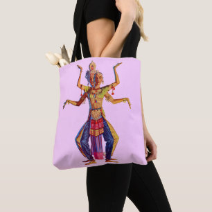 Druck balinesischer Tänzer Tasche
