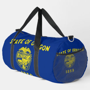 Druck-Cut-Näh-Tasche mit Flagge von Oregon, USA Duffle Bag