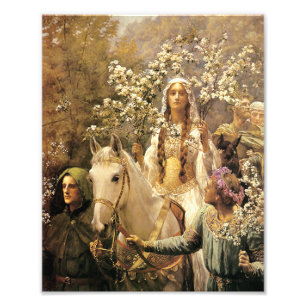 Druck der Königin-Guinevere Maying