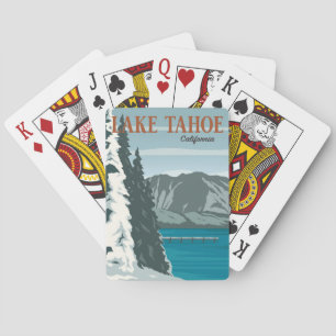 Druck der Lake Tahoe Spielkarten