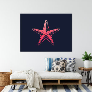 Druck der Star Fish Sea Kreatur Star Fish Print Poster