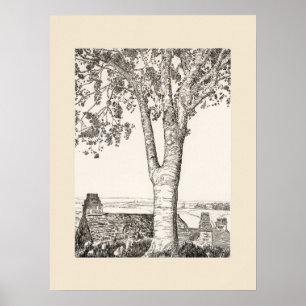 Druck des Cornwall-Landschafts, Eleanor Hughes Nac Poster