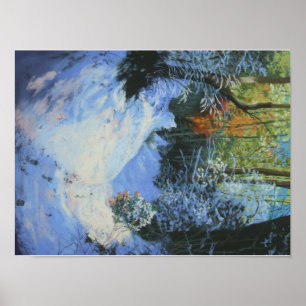Druck des Snowymoorland-Weges Poster