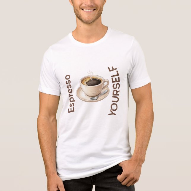Drück dich aus  Tri-Blend shirt (Vorderseite)