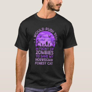 Drück dich in Zombies, um meinen norwegischen Wald T-Shirt