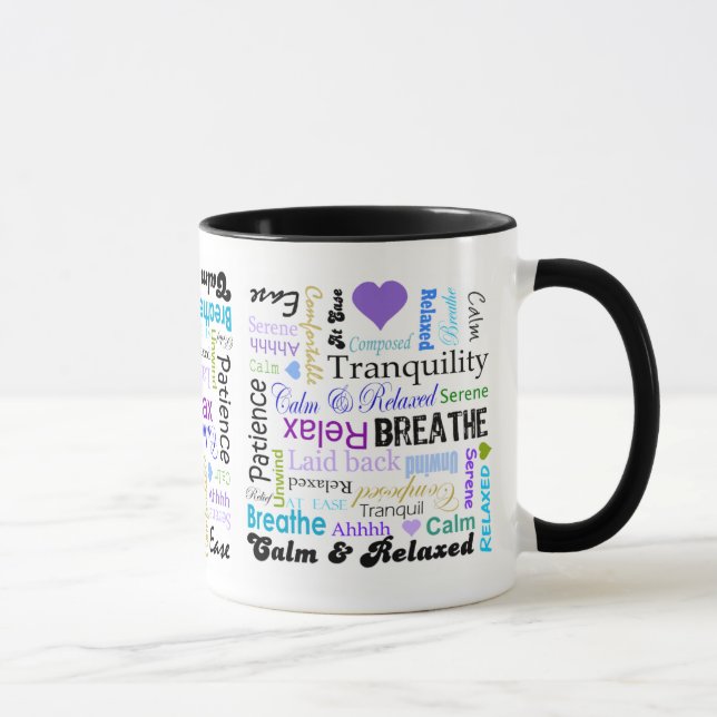 Druck-Entlastung ruhige u. entspannende Tasse (Rechts)