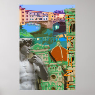 Druck Firenze Italien Poster