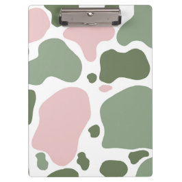 Druck Grün und Rosa Klemmbrett