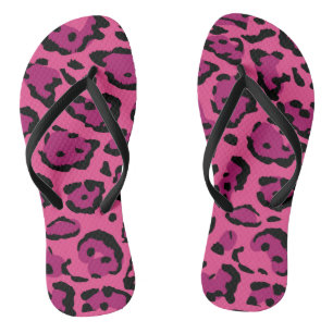 Druck in rosa Leoparden Flip Flops