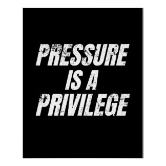 Druck ist ein Privileg