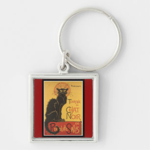 DRUCK LE CHAT NOIR (französisch für "die schwarz Schlüsselanhänger