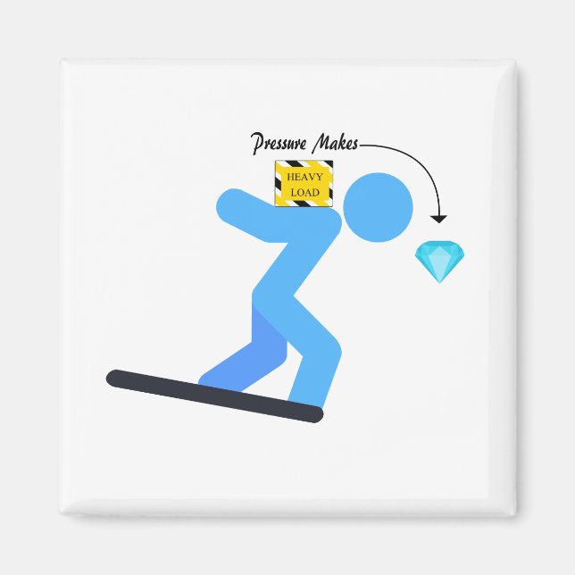 Druck macht Diamanten Magnet (Vorne)