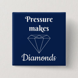 Druck macht Diamanten-Taste Button
