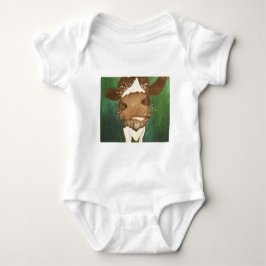 Druck meines Kuhmalereititels Giz ein Geschmack Baby Strampler