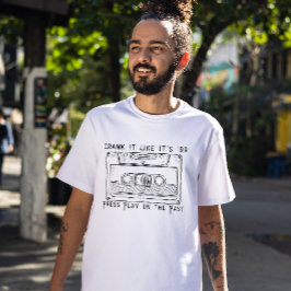 Drück Play auf die Vergangenheit – 90er Stereo Sou T-Shirt