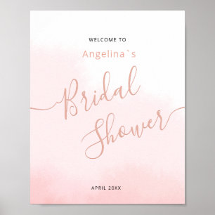 Druck, Poster-Papier WELCOME TO die Brautparty. Poster