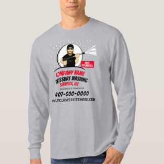 Druck Power Waschen & Reinigen individuell einstel T-Shirt