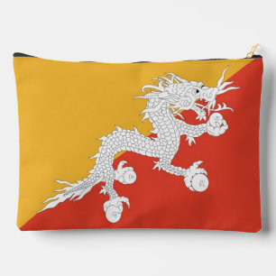 Druck-Schneid-Näh-Tasche mit der Flagge Bhutans Zubehörtasche