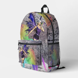 Druck Schneiden Nähbeutel Blumenflocken Einhorn Bedruckter Rucksack
