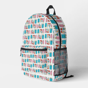 Druck Schneiden Nähbeutel Weißes Papier Bedruckter Rucksack