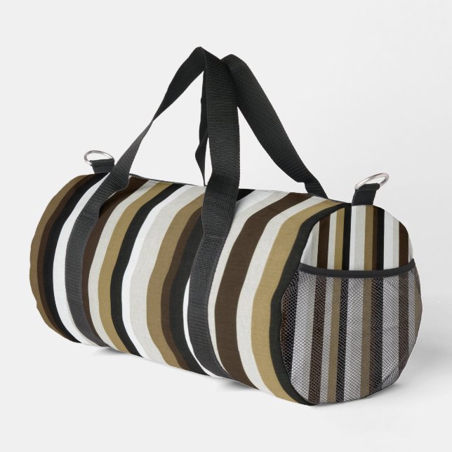Druck schneiden Nähtasche Duffel Beige braune Stre Duffle Bag (Rechte Ecke)