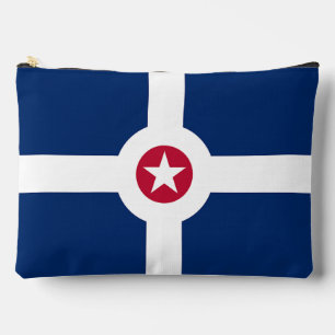 Druck Schneiden Nähtasche mit Flagge Indianapolis Zubehörtasche