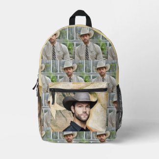 Druck Schneiden Nähtasche Walker Jared Padalecki Bedruckter Rucksack