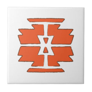 Druck - südwestwärts indischer Entwurf Fliese