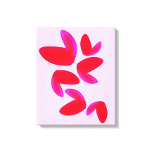 Druck, Value Poster Papier (Halbglanz) mit Herzen