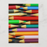 Druck von farbigen Bleistiften