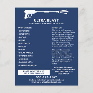 Druck Waschwasser Spray Gun Navy Flyer