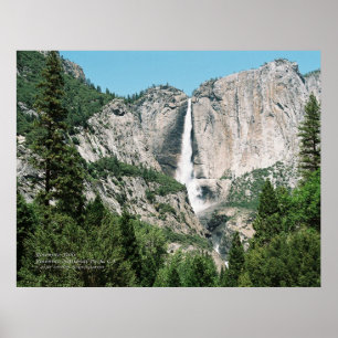 Druck Yosemite Falls 2 Poster