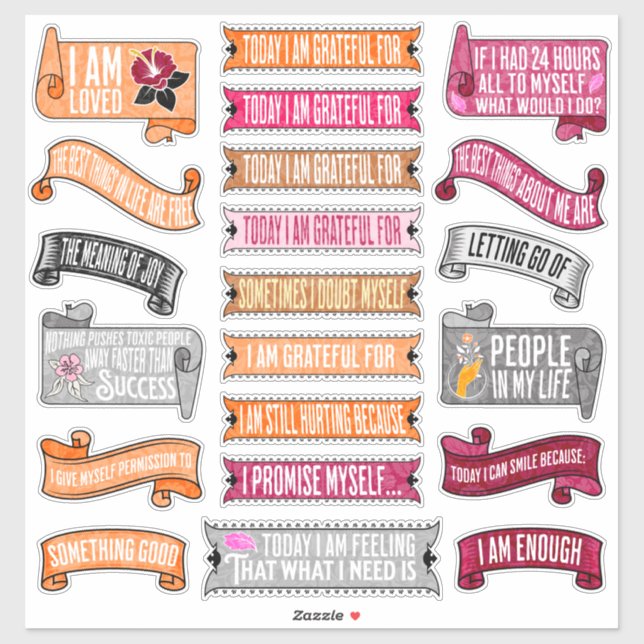 Druckaufkleber Aufkleber (Blatt)