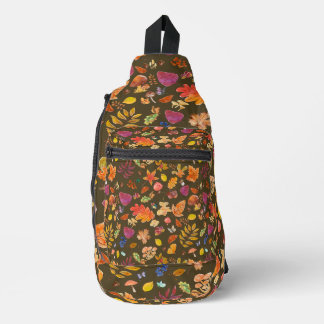 Druckausschnitt-Beutel im Herbst Crossbody Bag