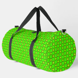 Druckausschnitt Nähtasche Hellgrüne gelbe Ausführu Duffle Bag