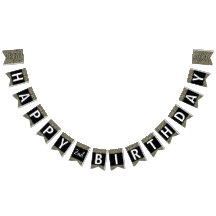 Druckbanner aus Leopard, individuell anpassbar