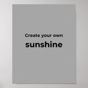 Druckbare Motivationswandkunst Poster