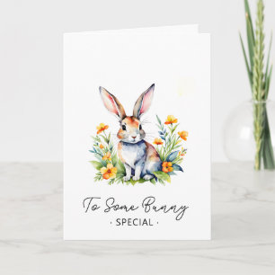 Druckbare Some Bunny Loves You Karte