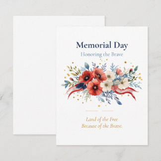 Druckbares Poster zum Floral Memorial Day