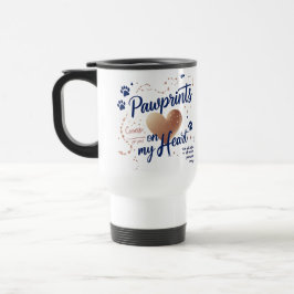 Drucke auf meinem Herz - Pet Lover Travel Mug Reisebecher