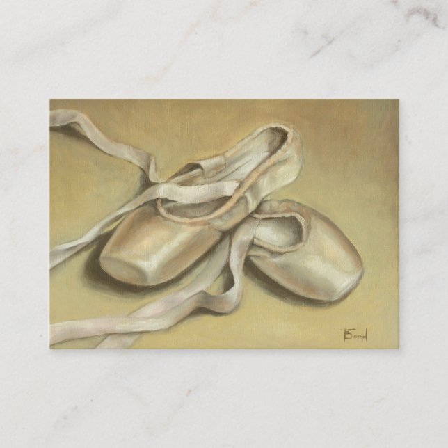 Drucke der Ballettschuhe ACEO Visitenkarte (Vorderseite)