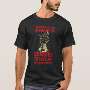 Drücke dich in Zombies, um meinen deutschen Schäfe T-Shirt