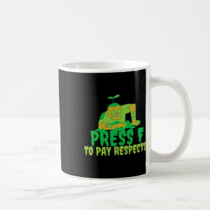 Drücke F um dem Zombie-Gamer Respekt zu zollen Mem Kaffeetasse