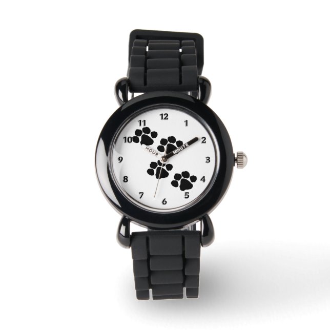 Drucke für Tierliebhaber Armbanduhr (Vorderseite)