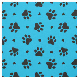 Drucke und Muster für schwarze und blaue Hunde Stoff